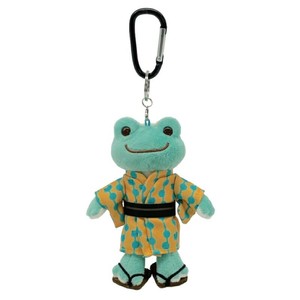 6月入荷新商品 かえるのピクルス カラビナマスコット（にっこり縁日/YE）