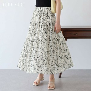 Skirt Bottoms Long Tiered Skirt