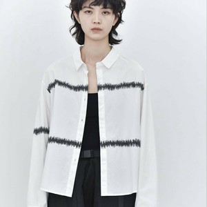 u27149 レディース シャツ トップス Tシャツ 2025春夏新作 ブラウス 3色 ショールカラー