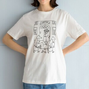 【2025春夏新作】【フェアトレード】ムーミン オーガニックコットンユニセックスTシャツ・担架で運ばれる