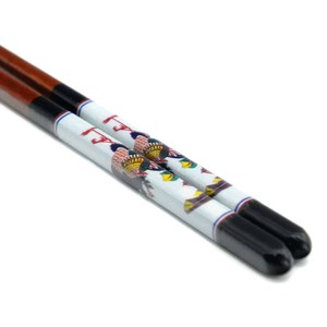 青郊窑 若狭涂 筷子 黑色 日本制造 5件 1组 23cm 日本制造