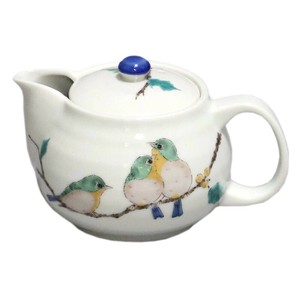 青郊窑 九谷烧 日式茶壶 日本制造 1组 2件 350ml 日本制造