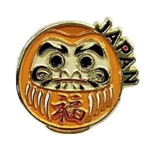 Brooch Daruma Pin Badge