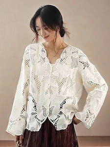Cardigan Lace Cardigan Sweater [S/S NEW]