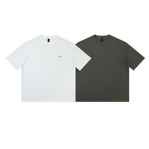 メンズ　Tシャツ　S-XXL　　ホワイト・オリーブグリーン　　PL1138