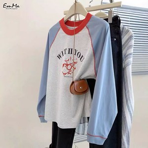 コットン長袖Tシャツ アメカジ カジュアル 春 夏 秋 【2025新作】EH1741