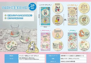 「特価」ディズニー珪藻土コースター2Pセット