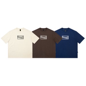 ロゴプリント Tシャツ S- XXL  ホワイト -、ブラウン - 、ネイビー　PL1151