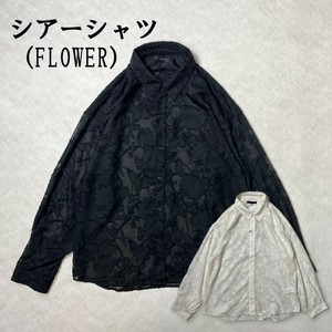 シアーシャツ（FLOWER)