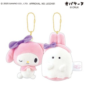 ■2025SS　先行予約■　サンリオキャラクターズ×オバケーヌ　ニコぬい キーホルダー　マイメロディ