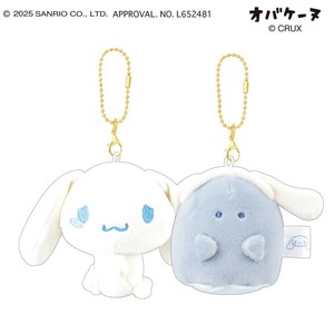 ■2025SS　先行予約■　サンリオキャラクターズ×オバケーヌ　ニコぬい キーホルダー　シナモロール