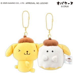 ■2025SS　先行予約■　サンリオキャラクターズ×オバケーヌ　ニコぬい キーホルダー　ポムポムプリン
