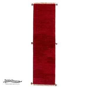ギャッベ　ペルシャ　イラン　オーガニックウール　絨毯　細長いサイズLL (約50×200cm）G1374　50×180cm