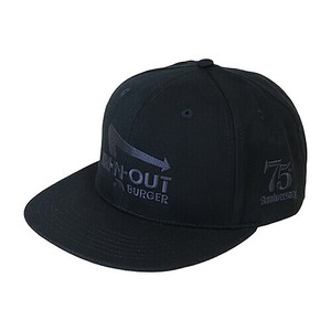 【IN-N-OUT BURGER】フラット バイザー キャップ 75TH ANNIVERSARY IN-CAP-530