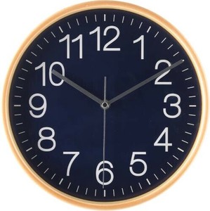 【売り切れごめん】 掛時計 プライウッド Φ28cm NV(85369) 27369