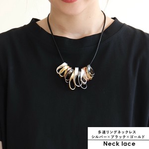 Gold Chain Design Necklace black