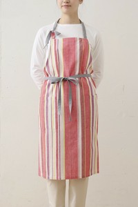 〈新商品〉綿麻マルチストライプエプロン