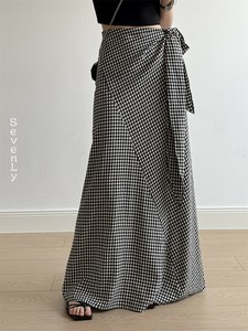新作 タイドベルト付きAラインロングスカート スカート ロング「2025新作」