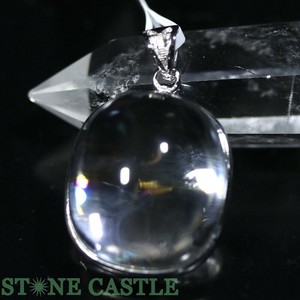 ☆一点物☆【ペンダントトップ】レインボー水晶 (EX) No.09 【天然石 パワーストーン】
