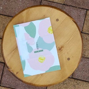 御朱印帳（納経帳）大柄つばき（ピンク）