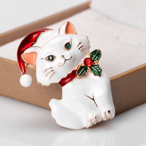 ブローチ 猫　猫 雑貨 猫 ねこ ネコ 猫グッズ おしゃれ ピンブローチ  服装   クリスマス　ハロウィン