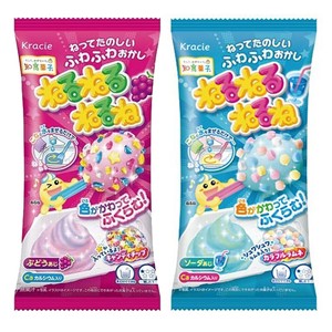 【お菓子】『ねるねるねるね　1箱上代￥130×10個入』＜ぶどう味/ソーダ味＞　〜知育菓子〜