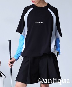 [antiqua] T-shirt Ladies fashion Unisex Men's