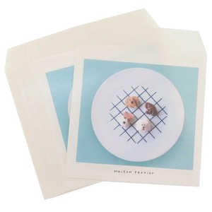 【封筒】Maison terrier 平袋 Chocolate dogs