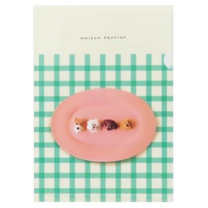 【A4クリアファイル】Maison terrier シングルクリアファイル A4 Chocolate dogs