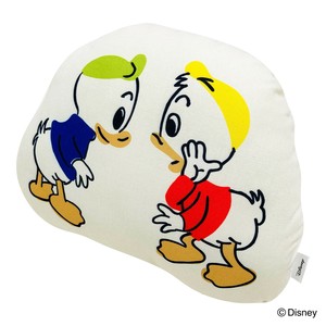 【ディズニー】ダイカットクッション　三郷陶器　ヒューイ・デューイ