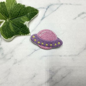 胸针 胸针 刺绣 粉色 宇宙