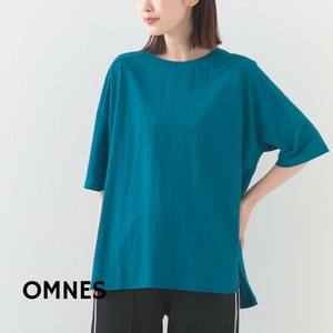 接触冷感レーヨンナイロンオーバーサイズ半袖プルオーバーTシャツ 春夏新作