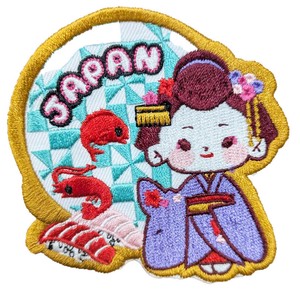 【ワッペン】舞妓(寿司)