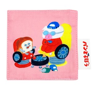 【パンどろぼう】コースター　パンどろぼうとほっかほっカー　ぶたさん