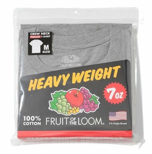 FRUIT OF THE LOOM 7oz 天竺 ポケットTシャツ