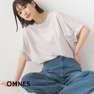 T-shirt Rayon Tucked Sleeve Pullover Cool Touch [S/S NEW]