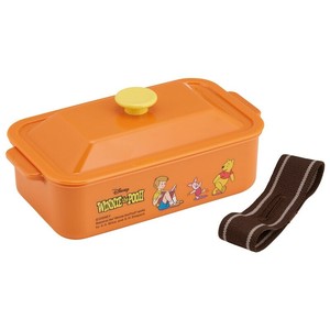 ココット風ランチボックス 弁当箱 ベルト付き キャラクター LCO5【スケーター】