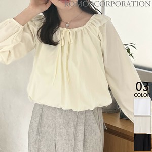 Button Shirt/Blouse Balloon Blouse Off-The-Shoulder [2025 NEW]