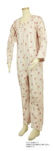 幸和製作所 テイコブ(TacaoF) エコノミー上下続き服 花柄クリーム Sサイズ UW01-CR-S