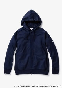 桑和 B2805-04 長袖パーカー Mサイズ ネイビー(1)