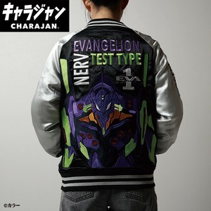 エヴァンゲリオン 初号機キャラジャン スカジャン(L)　アウター レディース　メンズ