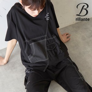 パッチデザインTシャツ 【セットアップ可】2025新作　BRILLANTE東京（196625）