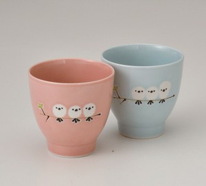 Hasami ware Donburi Bowl Shimaenaga Pink Made in Japan