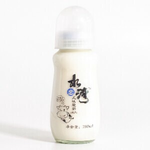 乳酸菌飲料(プレーン)　哺乳瓶型　水恋湾乳酸菌飲料280ml（1ケース20本）