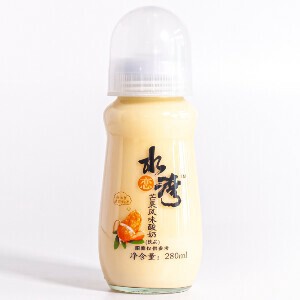 乳酸菌飲料(マンゴー風味)　哺乳瓶型　水恋湾乳酸菌飲料280ml（1ケース20本）
