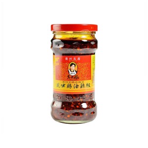 鶏肉入りラー油　老干馬　風味鶏油辣椒　280g（1ケース24本）