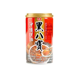 泰山黒ハッポウ粥(黒糖味)　黒八宝粥　340g（1ケース24缶）