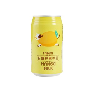 台湾マンゴーミルク　名屋芒果牛乳　340ml（1ケース24缶）