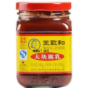 王致和　大塊紅腐乳（ベニフニュウ）豆腐発酵調味料(紅)　340g（1ケース30本）