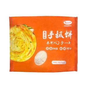 友盛ネギパンケーキ　葱酥手抓餅　100g×5個入り（1ケース24袋）【冷凍商品】